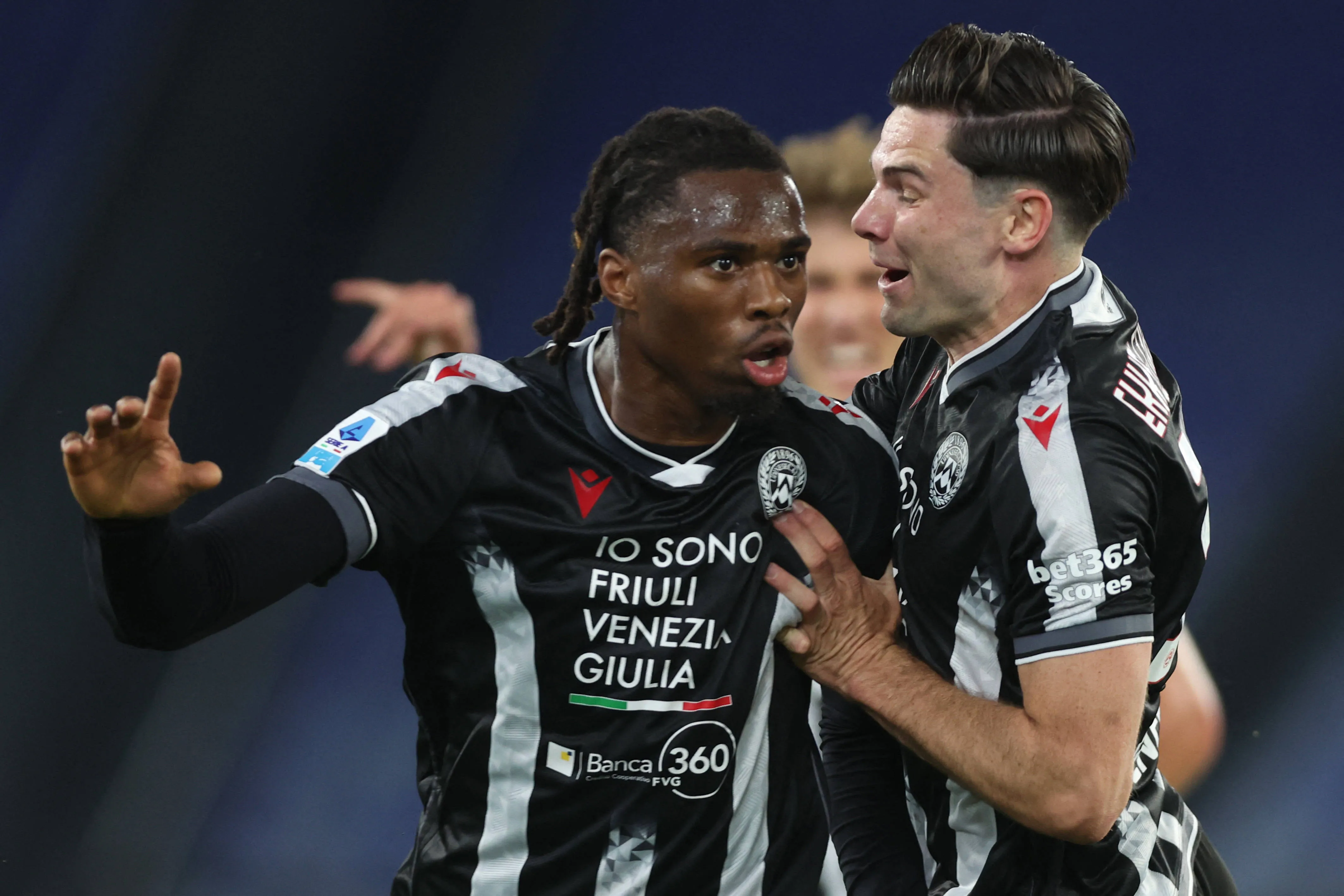 Udinese star Kingsley Ehizibue