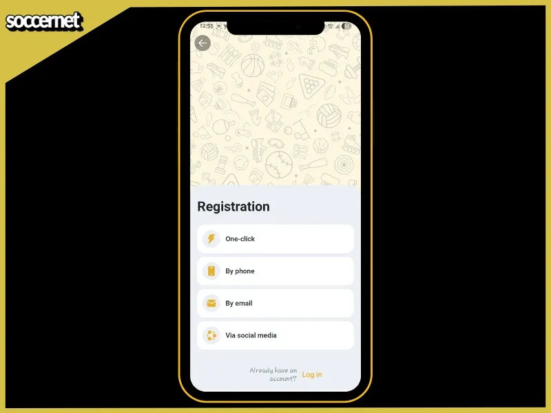 Melbet app registration details and options.