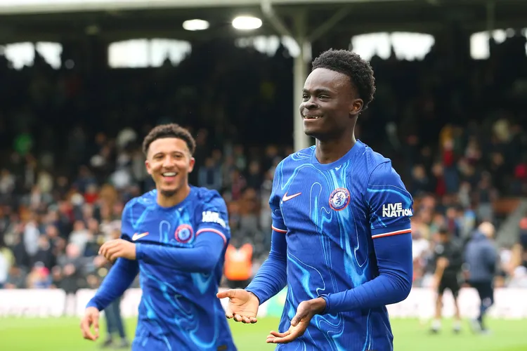 Chelsea youngster Tyrique George (R).