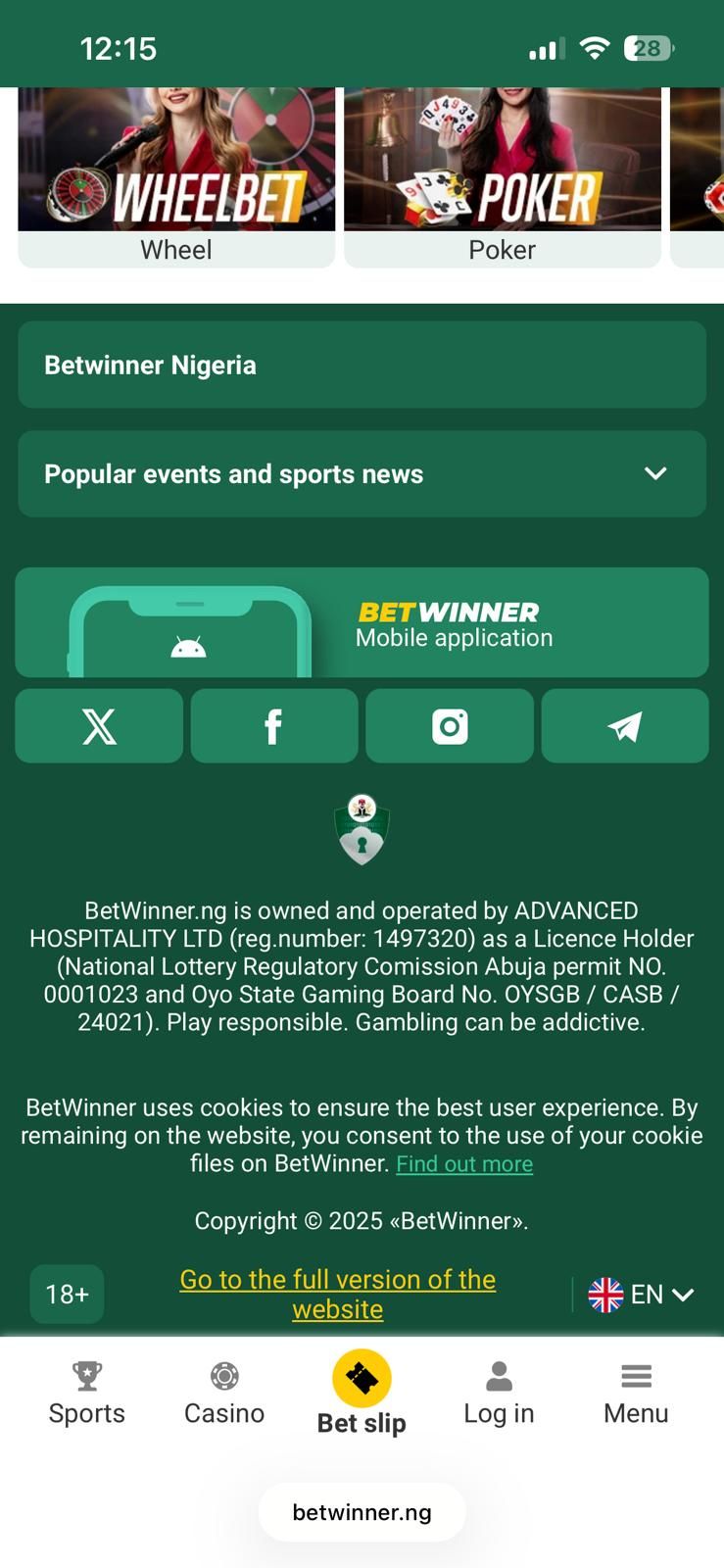 Betwinner App Nigeria: How to Download on iOS and Android
