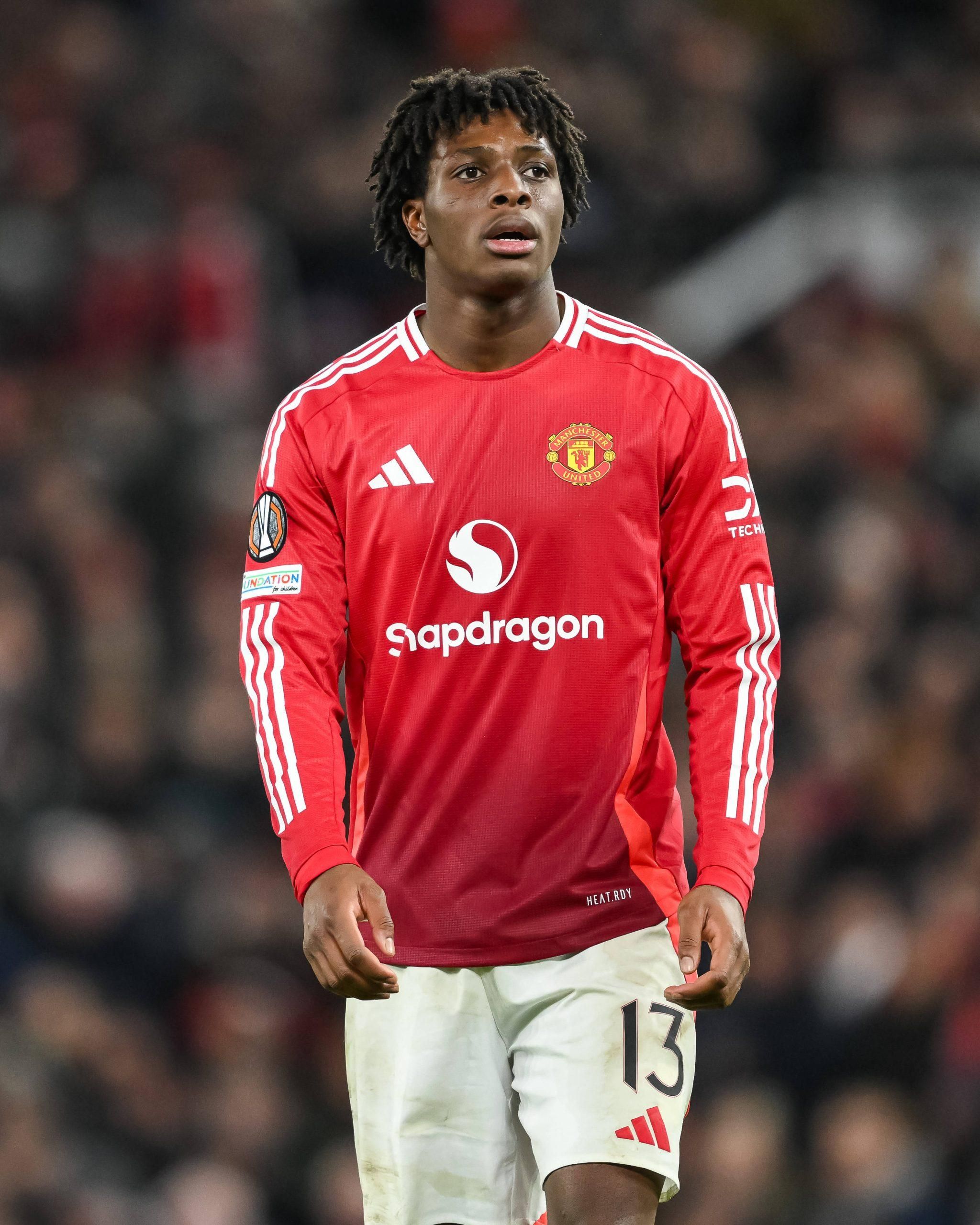 Manchester United and Denmark star Patrick Dorgu. Photo by IMAGO