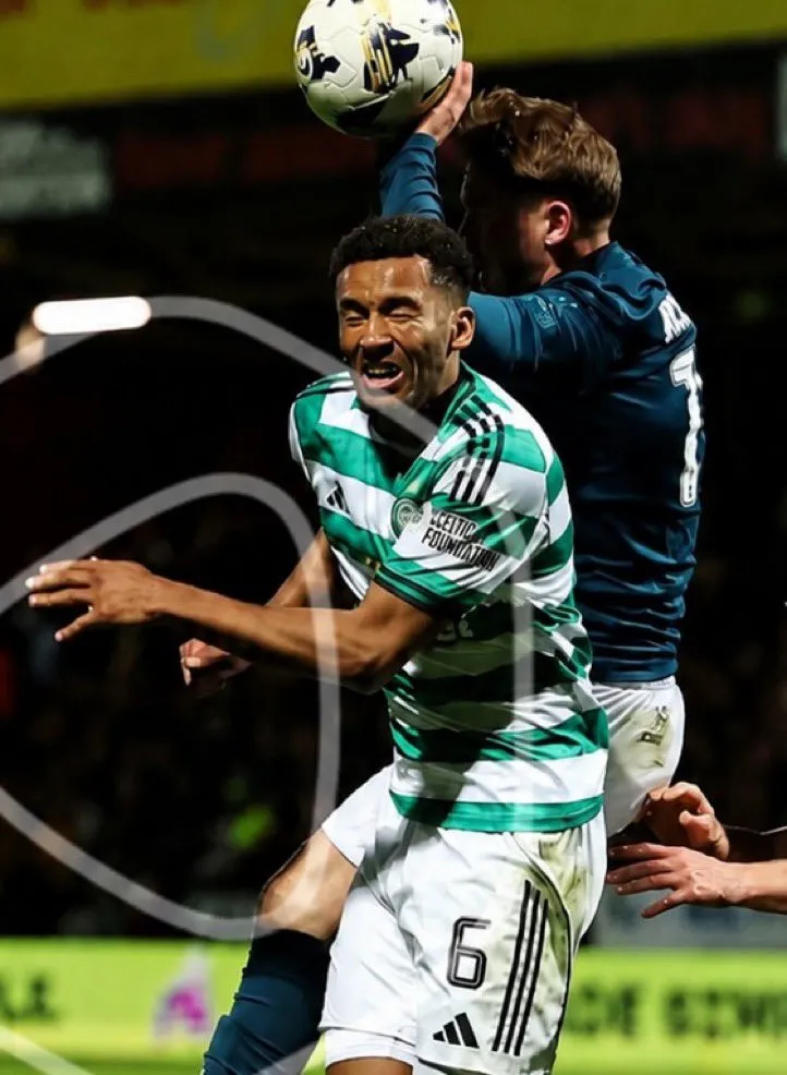 Sam Nicholson and Auston Trusty involved in an aerial duel