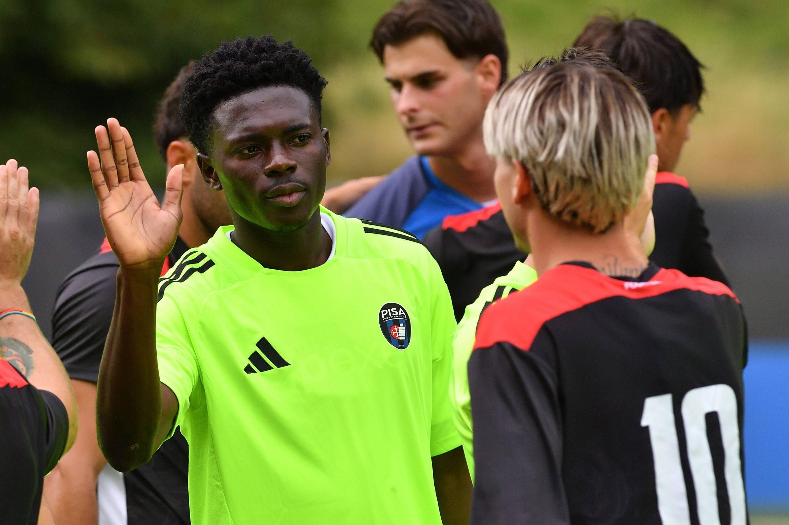 Nigeria and Pisa midfielder Ebenezer Akinsanmiro