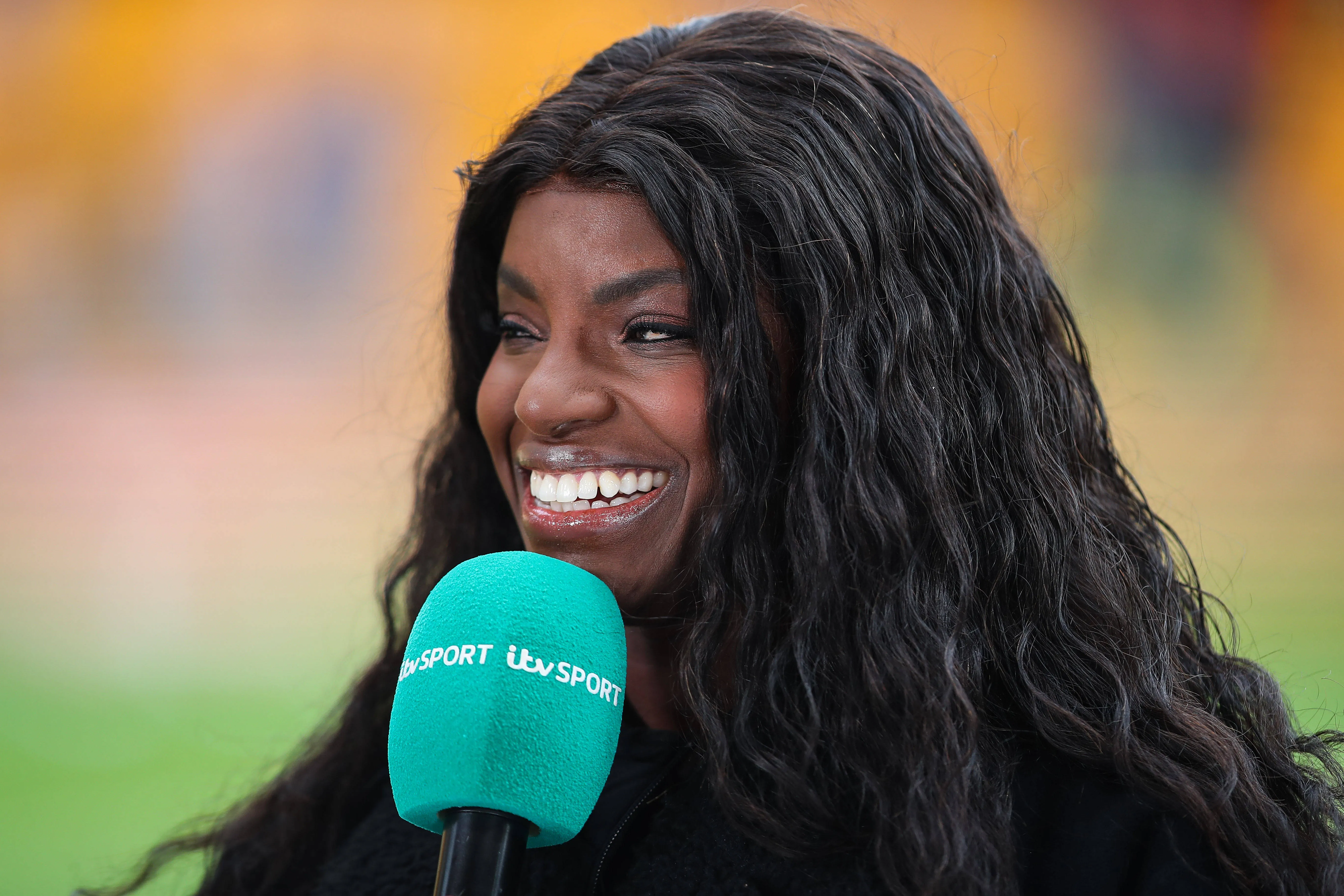 Eniola Aluko gives an interview