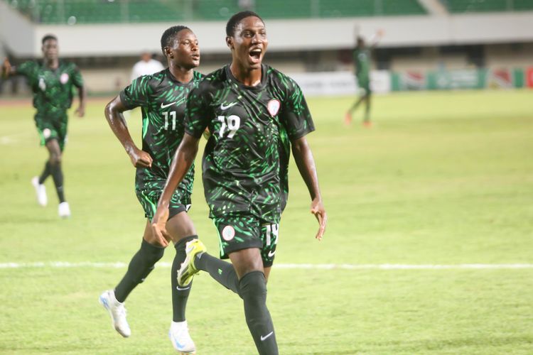 Nigeria's Flying Eagles star Kparobo Arierhi.