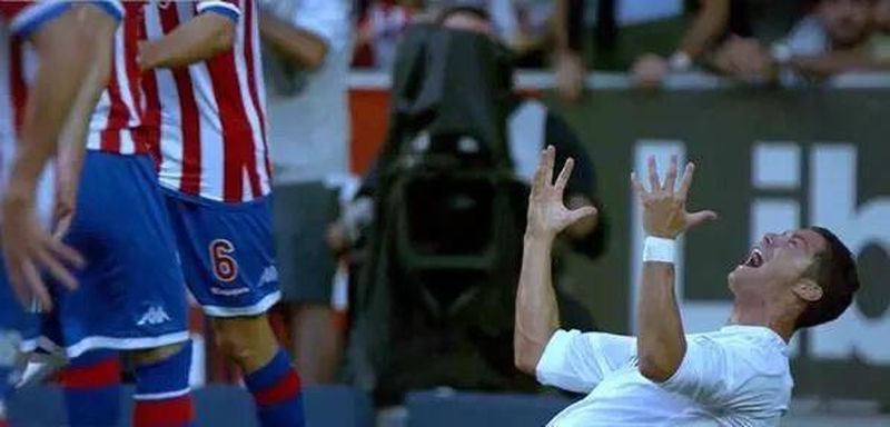 Cristiano Ronaldo Frustrated