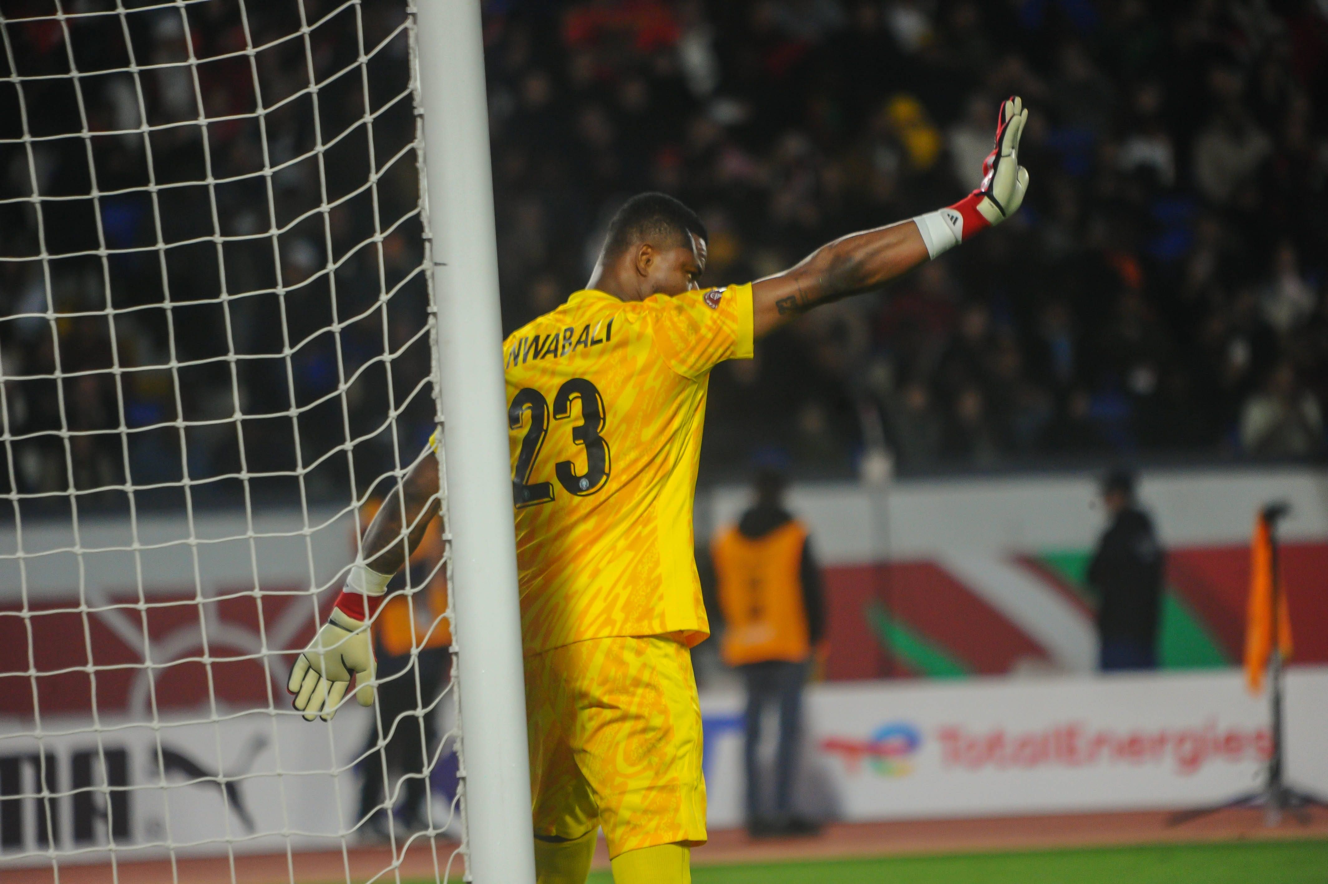 Stanley Nwabali during AFCON third place match between Egypt and Nigeria