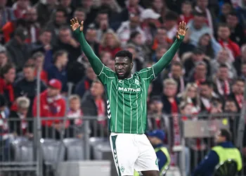 Watch: Victor Boniface gets into trouble with German police