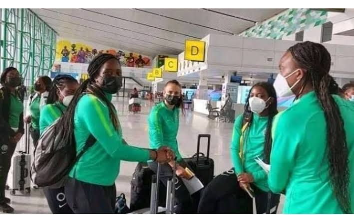WATCH: Super Falcons land in South Africa ahead of crucial Olympic qualifier vs Banyana Banyana