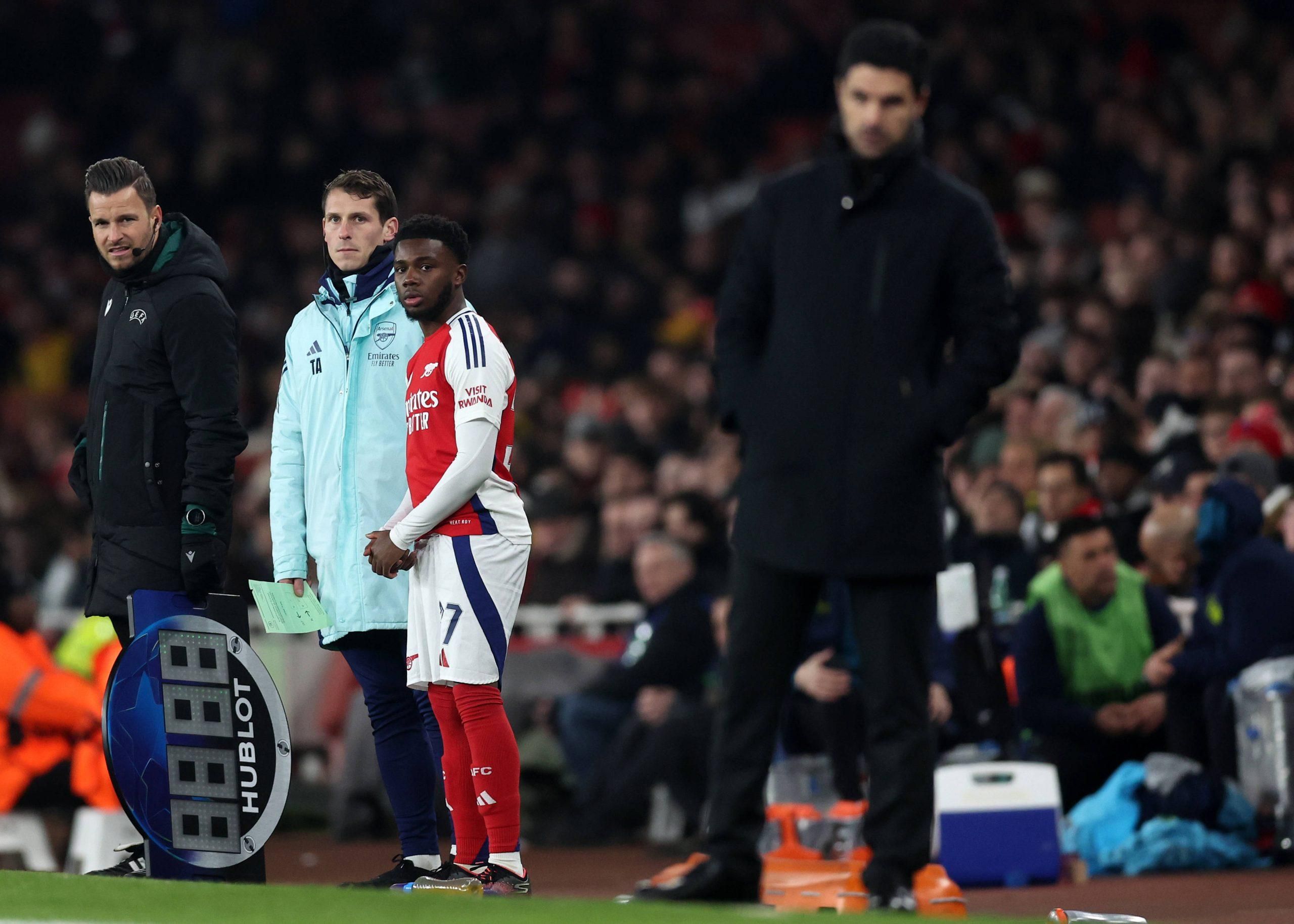 Arsenal's Nathan Butler-Oyedeji