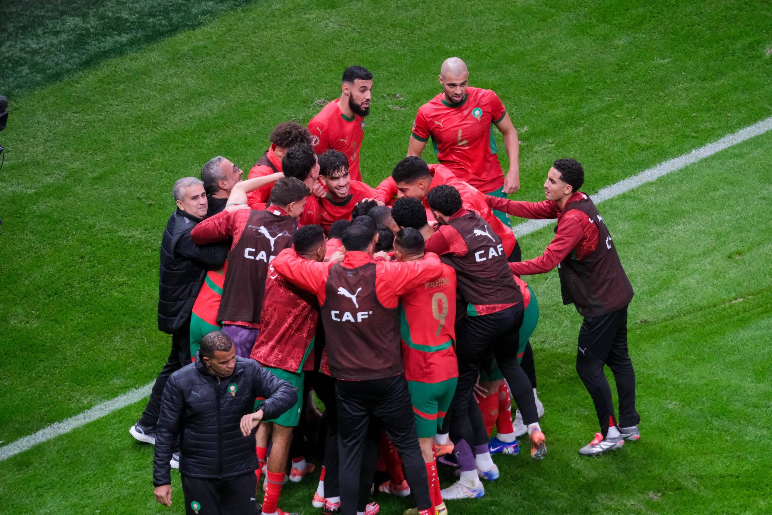Brahim Abdelkader Diaz of Morocco during the Africa Cup of Nations AFCON match between Morocco and Comoros