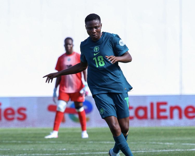 Nigeria Super Falcons midfield General Halimatu Ayinde 