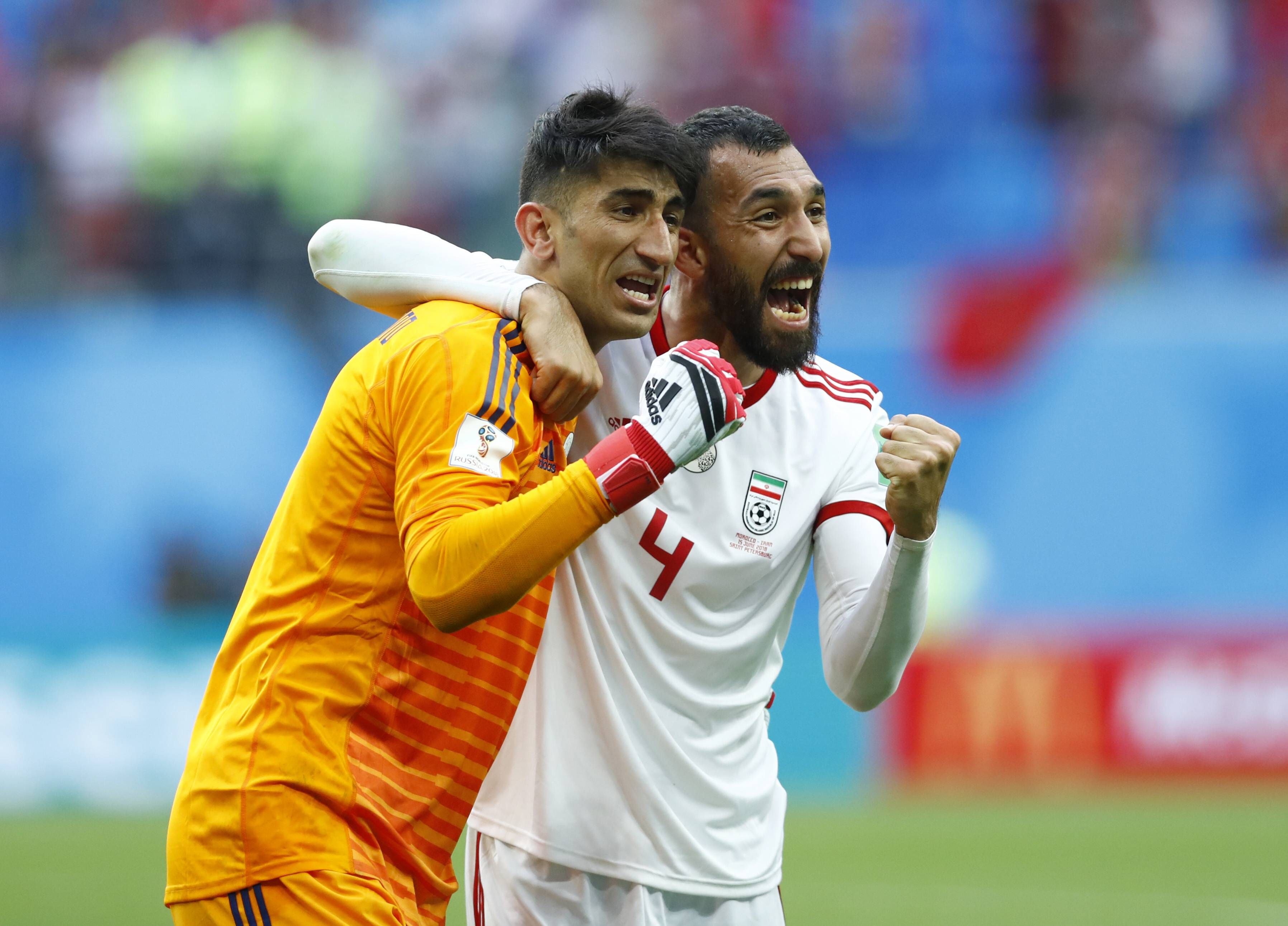 Iran players