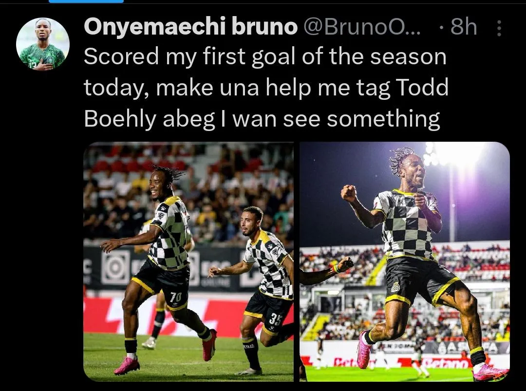 Super Eagles star Bruno Onyemaechi