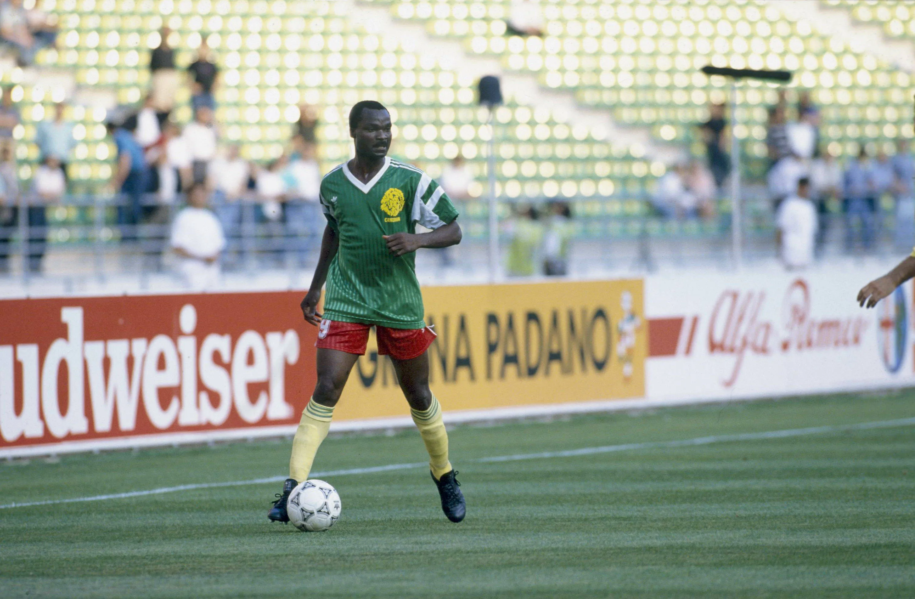 Roger Milla at 1990 World Cup.