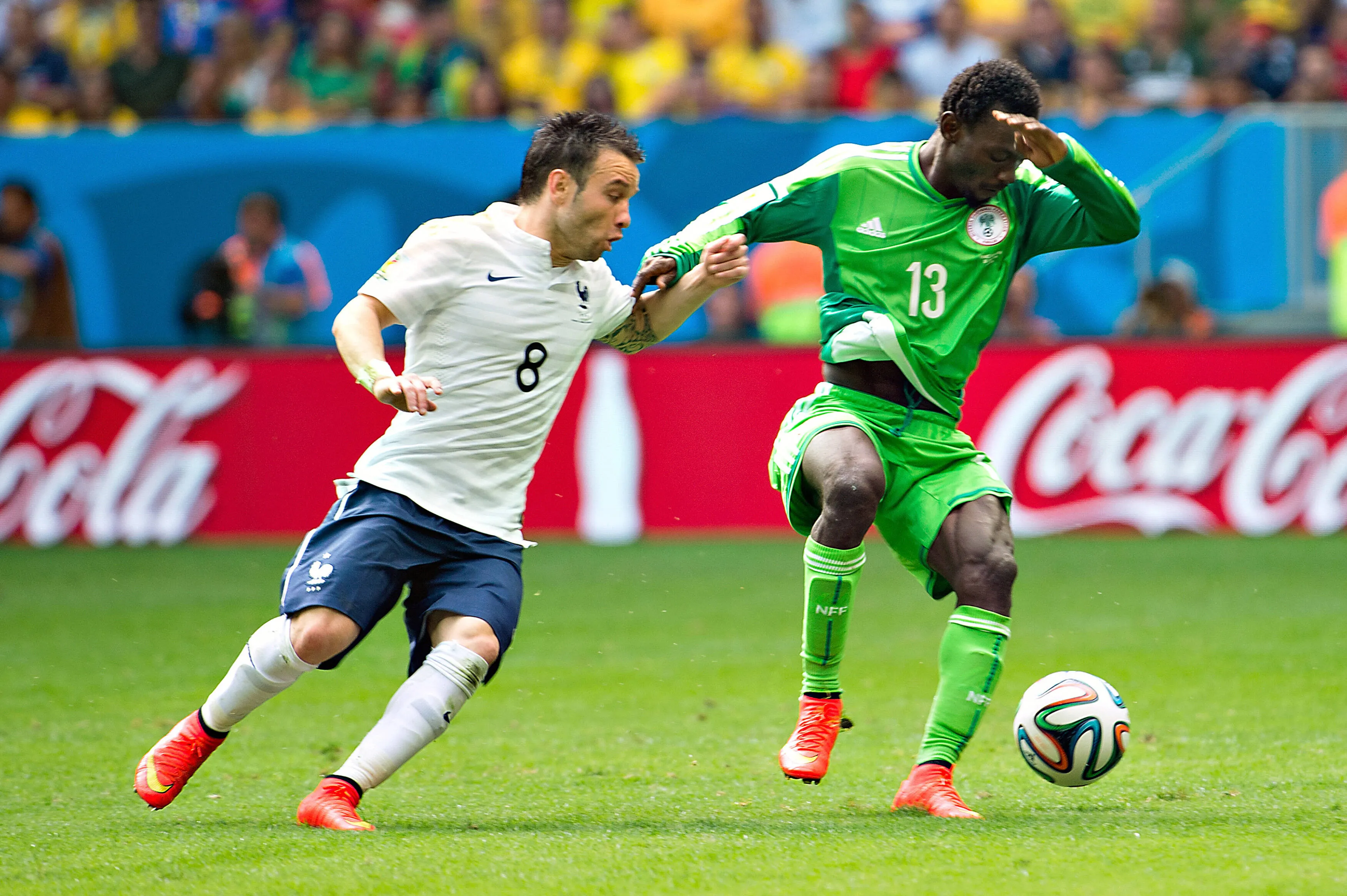 Juwon Oshaniwa for Nigeria at the 2014 World Cup
