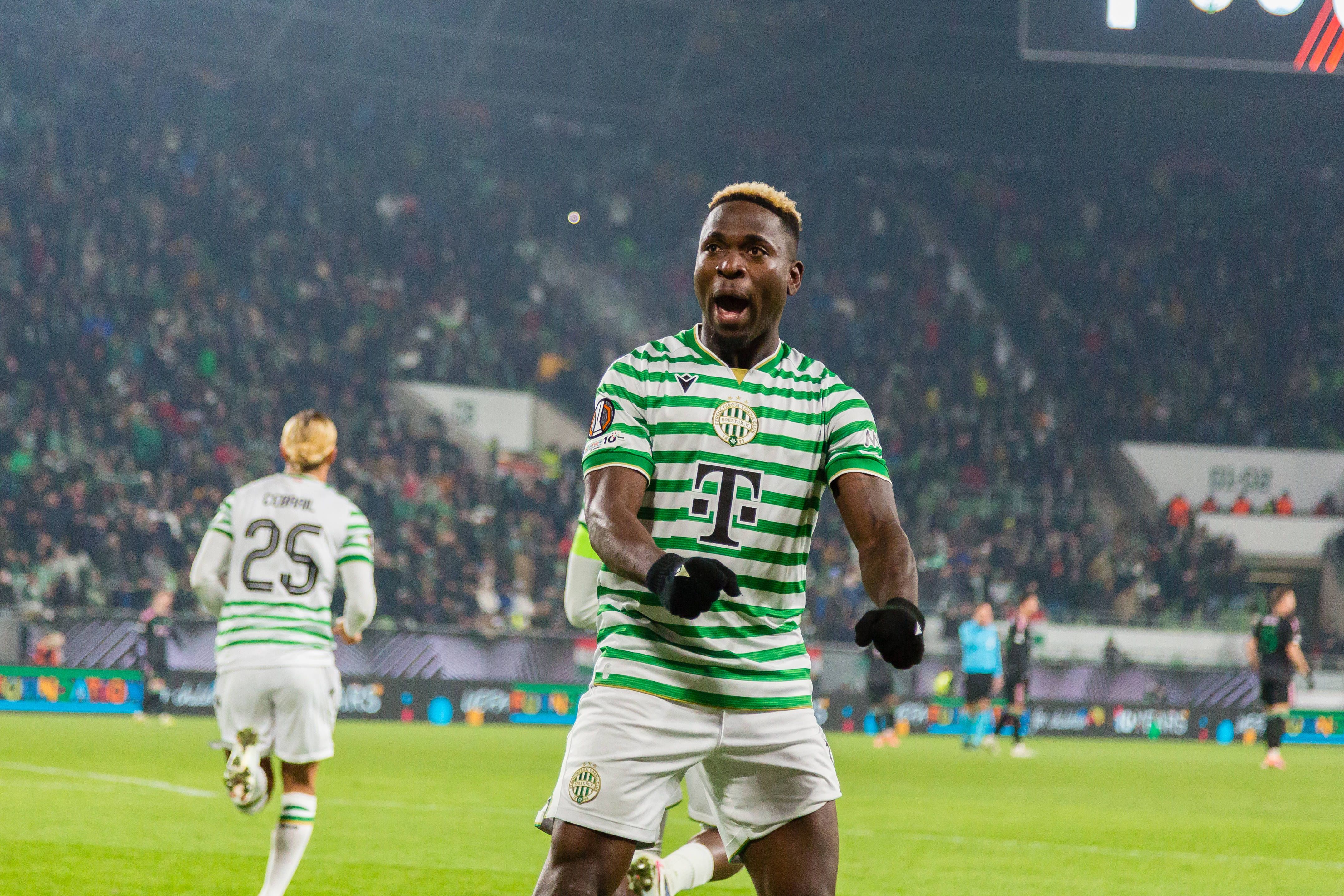 Bamidele Yusuf 11 of Ferencvaros