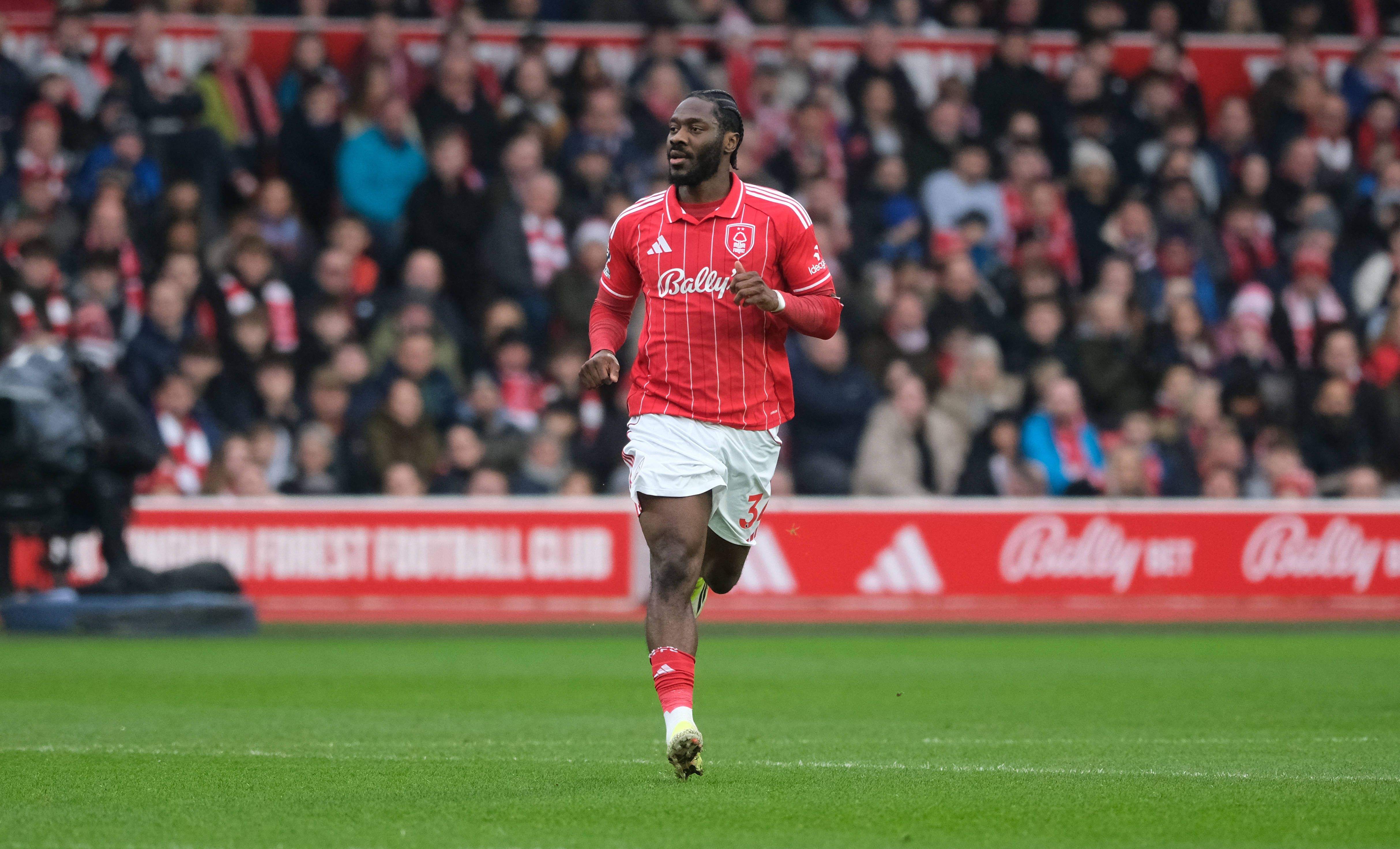  Ola Aina of Nottingham Forest