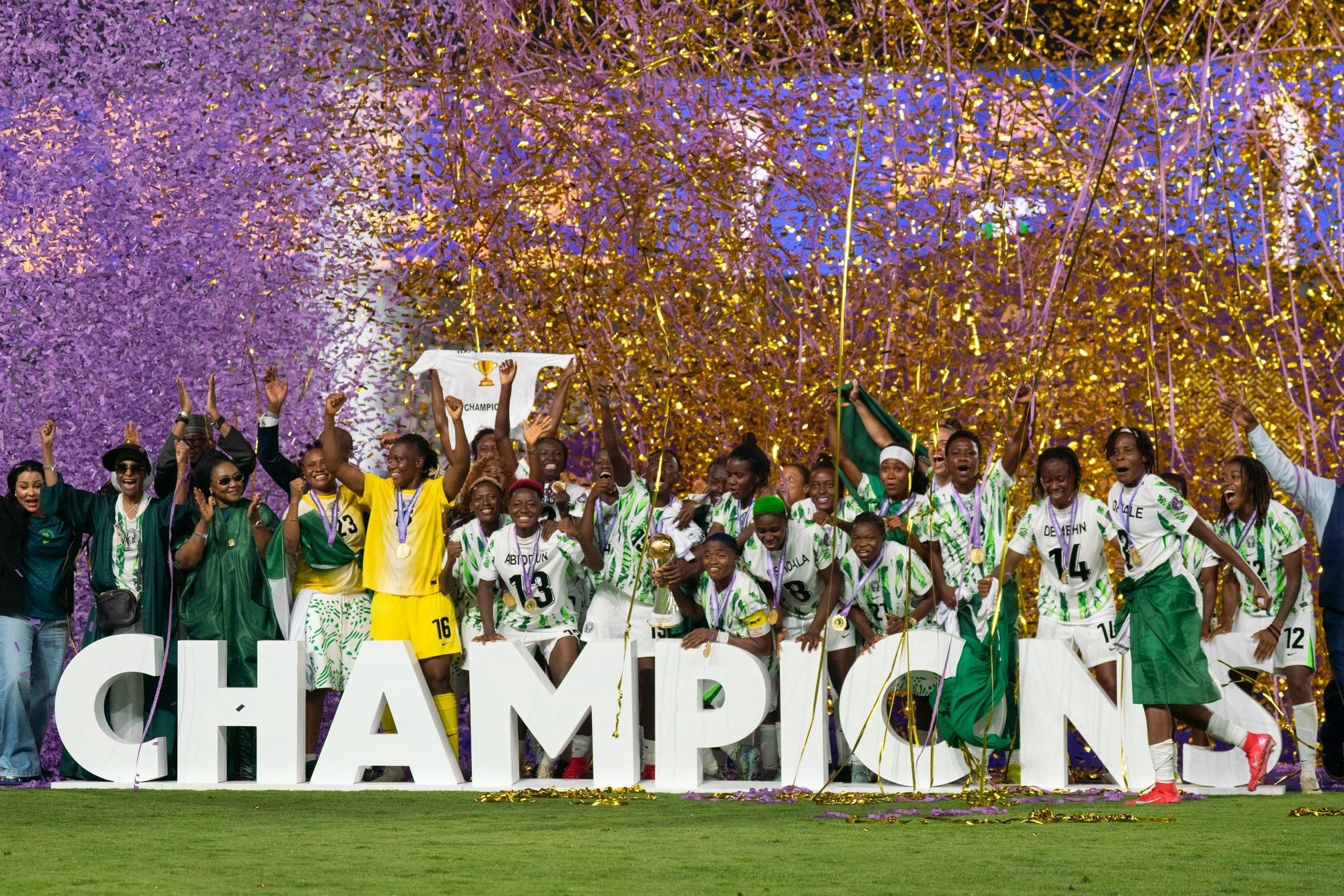 New African champions Nigeria Super Falcons