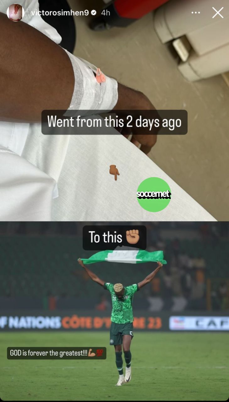 Victor Osimhen hospital