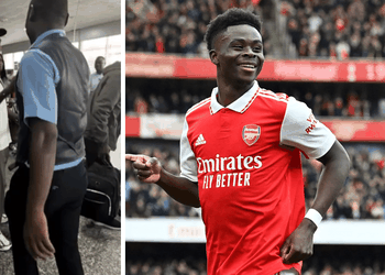 Bukayo Saka reveals the Nigerian songs he currently listens to