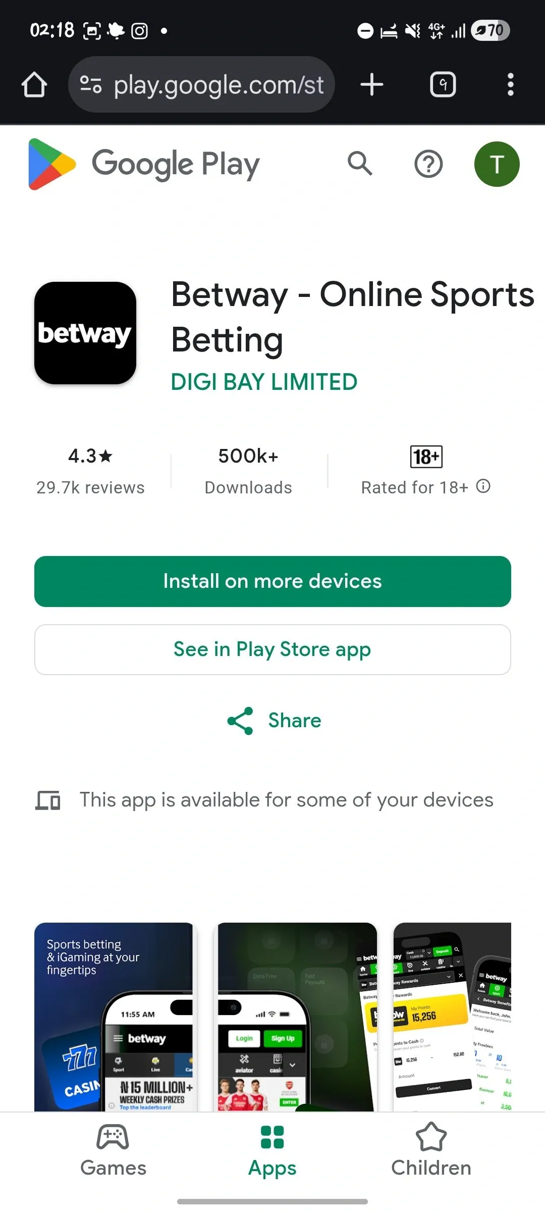 Betway App: How to Download on iOS & Android in Nigeria