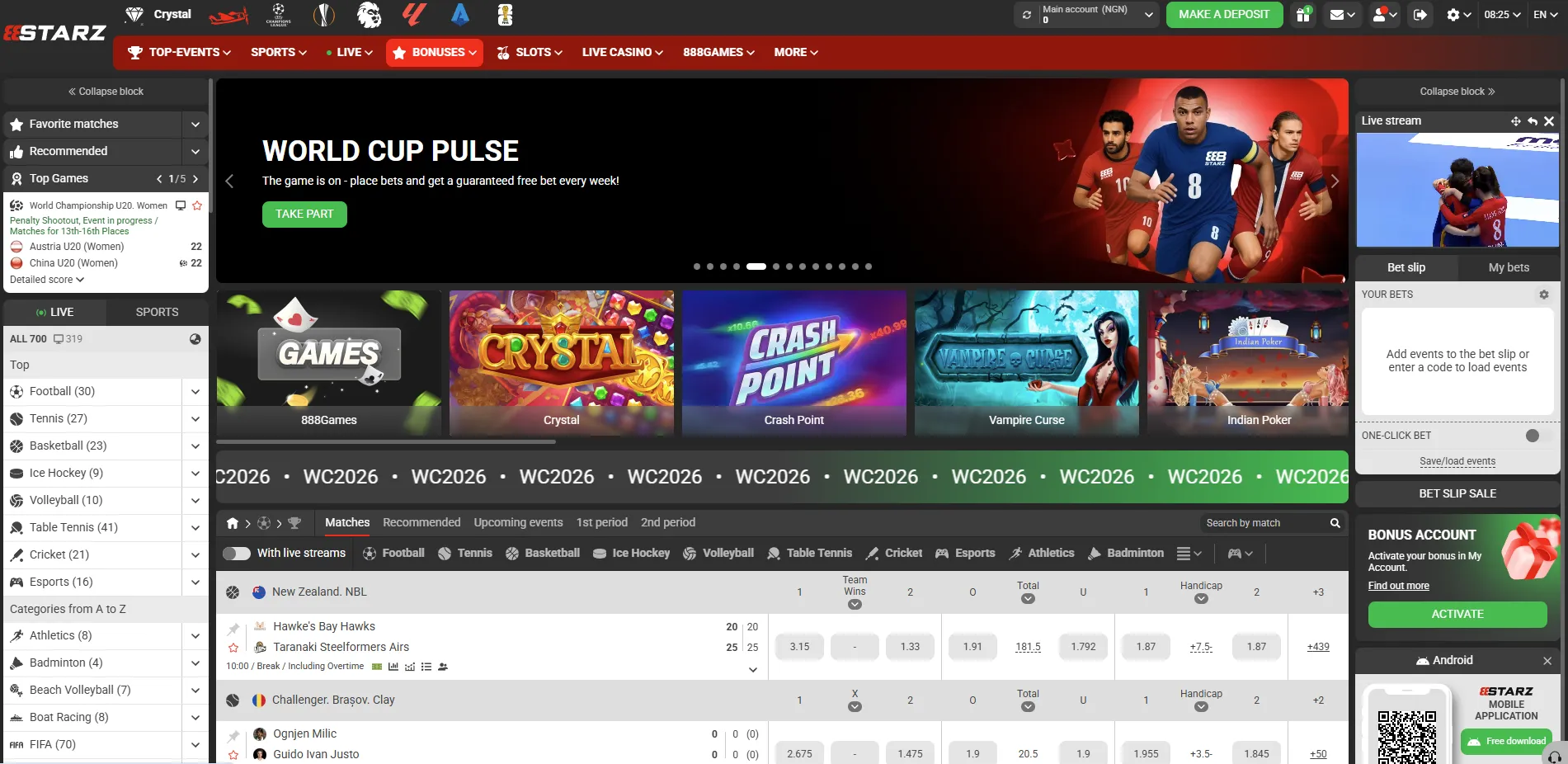 888Starz Best New Betting Sites