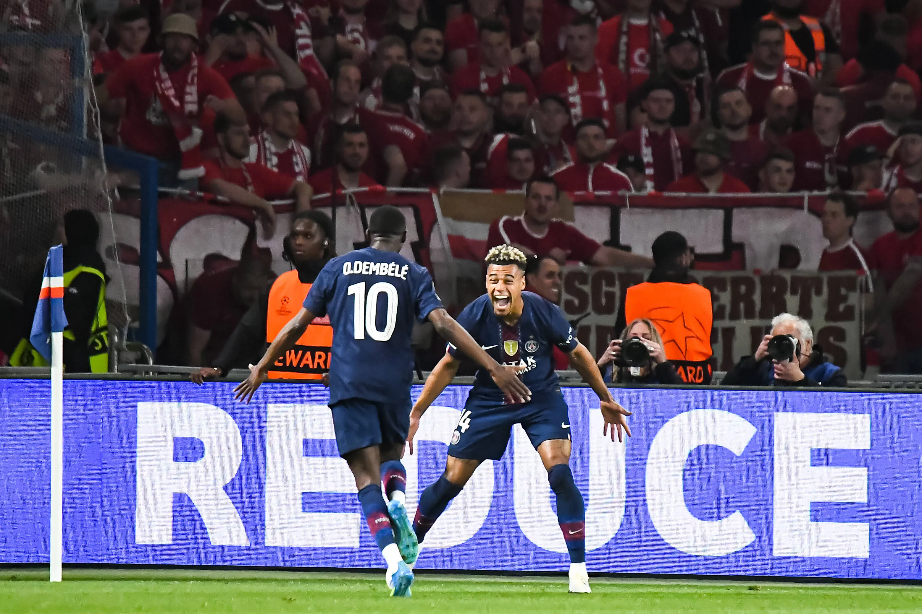 Ousmane Dembele and Desire Doue