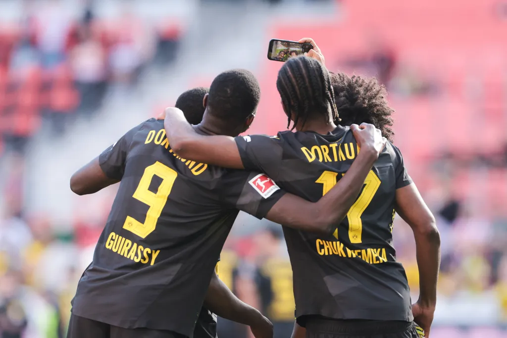  Jamie Gittens, Serhou Guirassy, Carney Chukwuemeka, Karim Adeyemi Borussia Dortmund