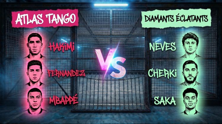 Can Saka and Diamants Éclatants end Mbappé and Atlas Tango’s unbeaten run in Cage 2026 quarter-final?