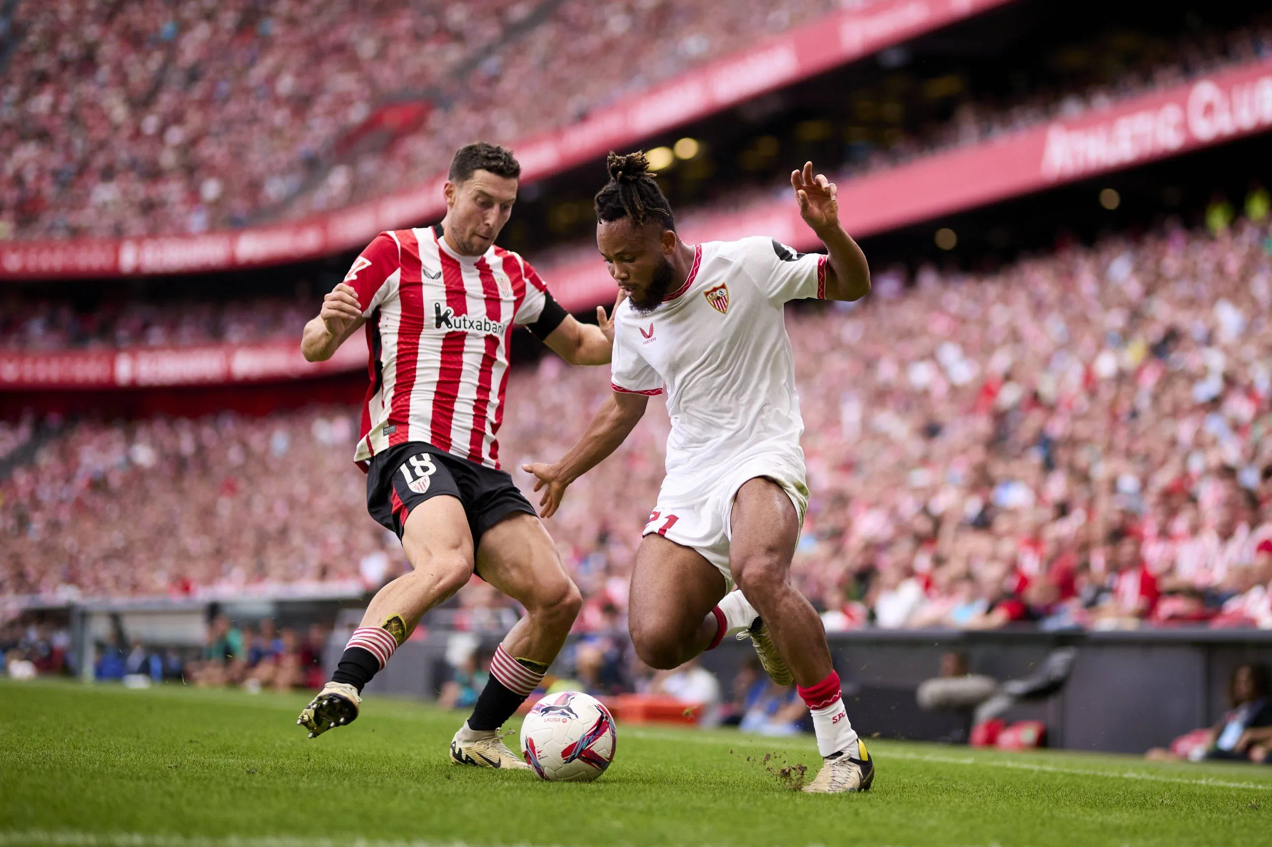 Chidera Ejuke: Sevilla applaud the new club records Nigeria Super Eagles star set this season