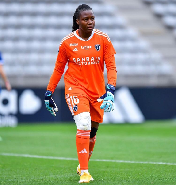 Nigeria Super Falcons and Paris FC goalie Chiamaka Nnadozie. 
