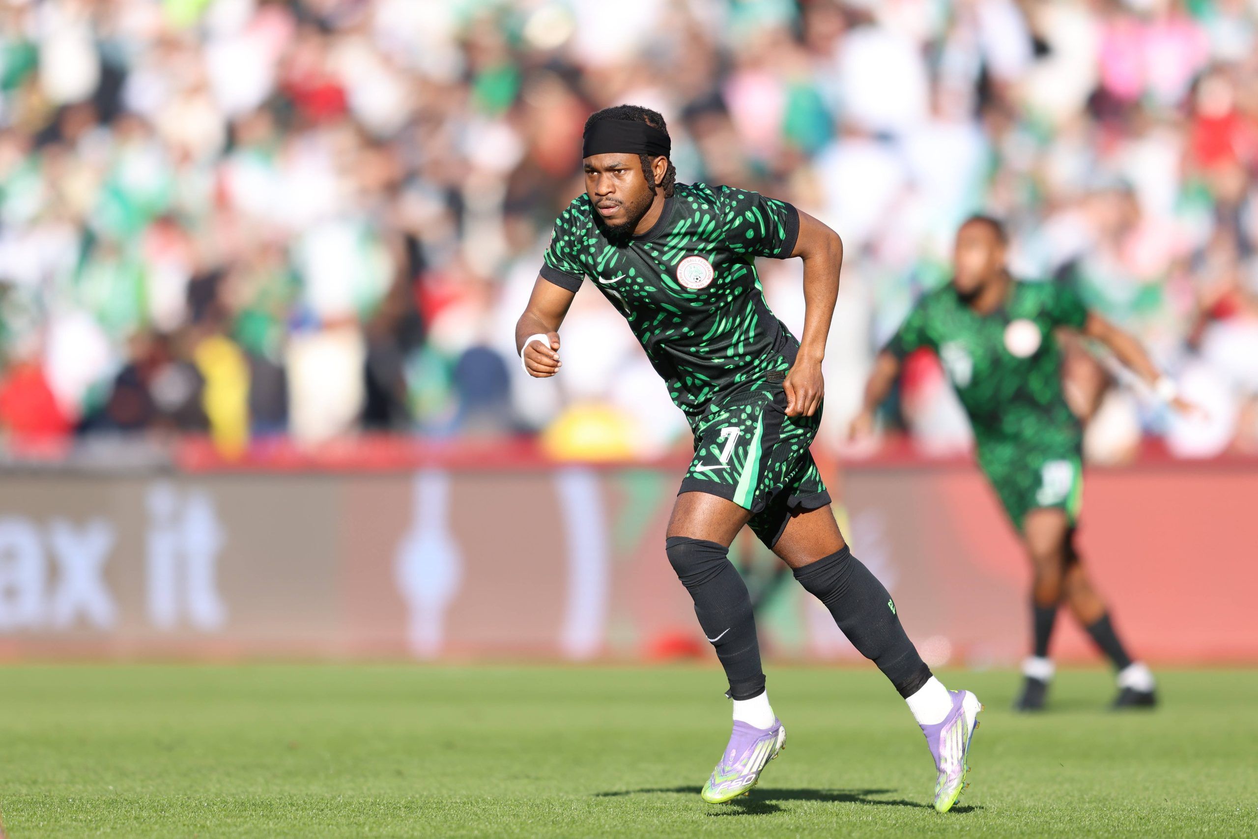 Ademola Lookman during AFCON Quarter-final match between Algeria and Nigeria