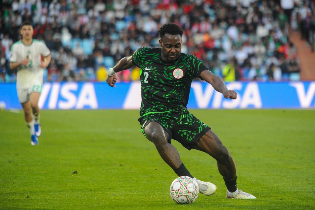 Bright Osayi-Samuel during the AFCON match between Algeria and Nigeria