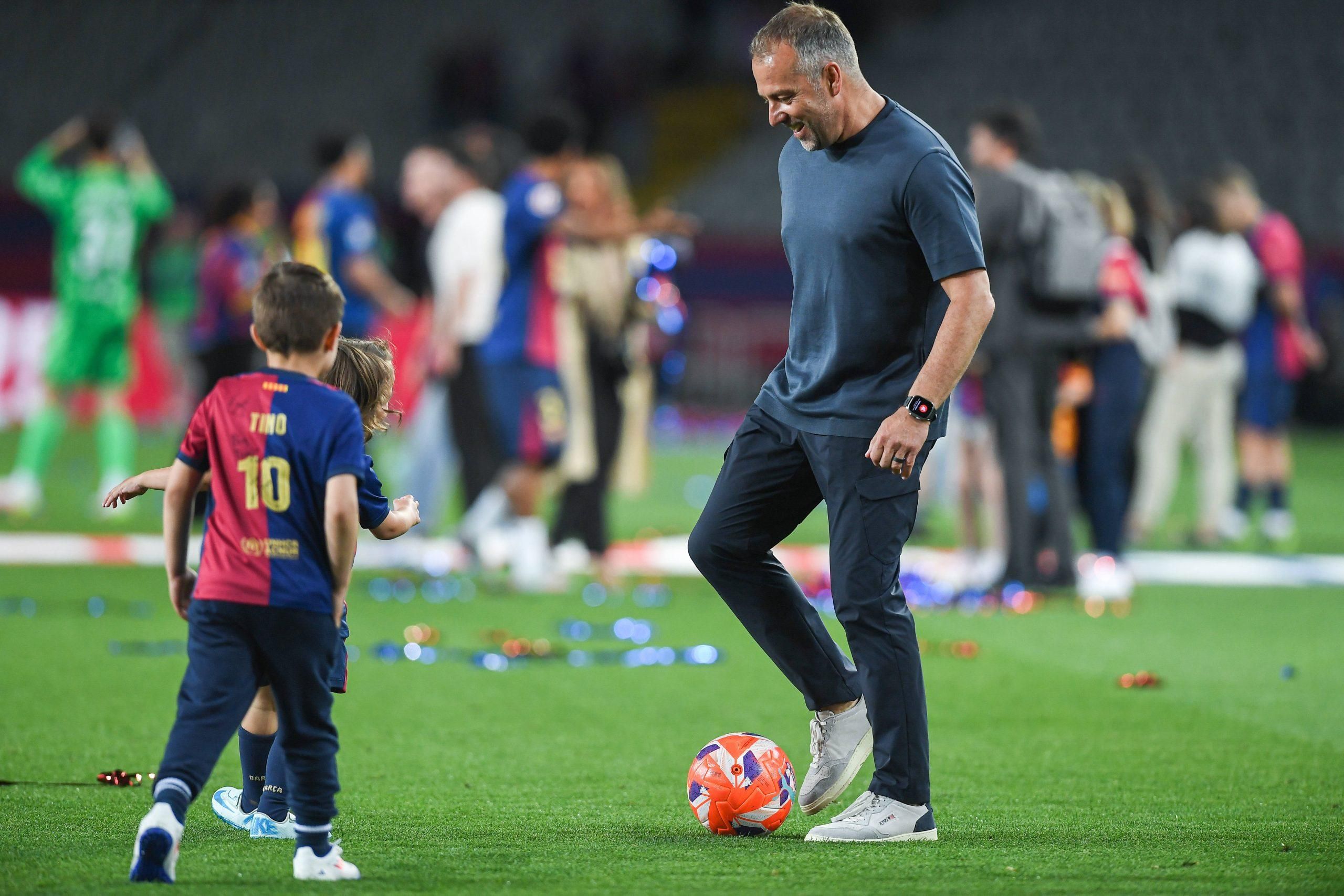 Hansi Flick head coach of FC Barcelona at the end of the match between FC Barcelona and Villareal CF