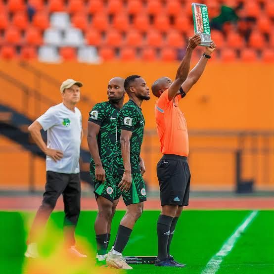 Nigeria Super Eagles stars Sodiq Ismael (L) and Ibrahim Olawoyin. Photo Credit IMAGO