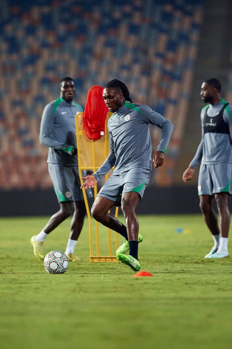 Super Eagles in training