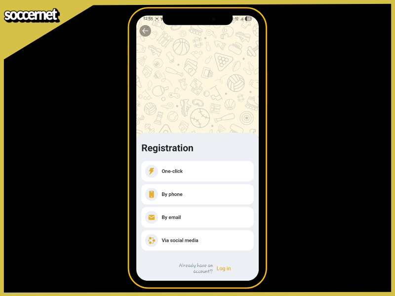 Melbet app gives you four registration options