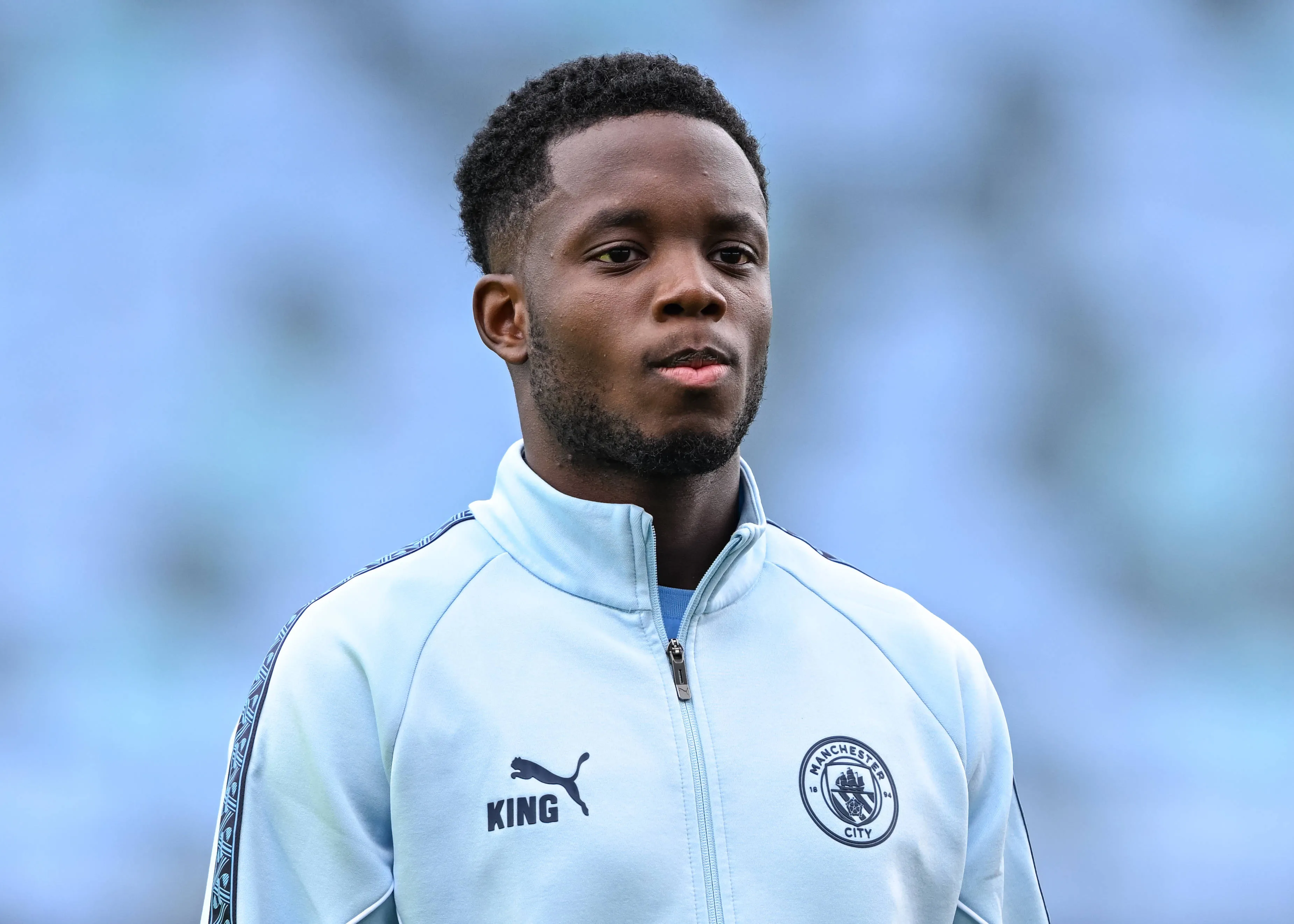Justin Oboavwoduo ahead of the Manchester City U19 vs Napoli U19 UEFA Youth League match