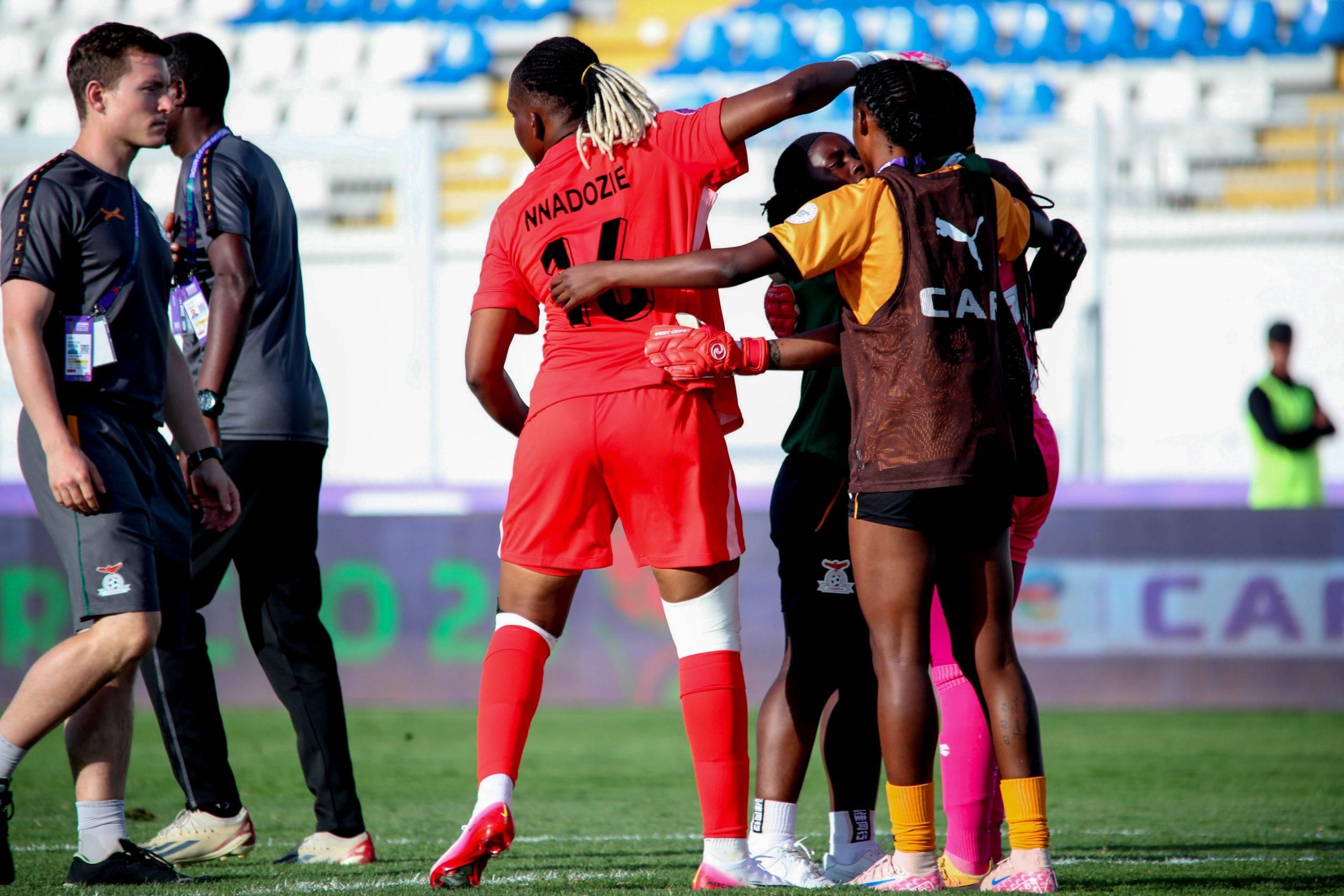 Chiamaka Nnadozie of Nigeria during the 2025 Women s Africa Cup of Nations WAFCON quarter Finals match between Nigeria and Zambia
