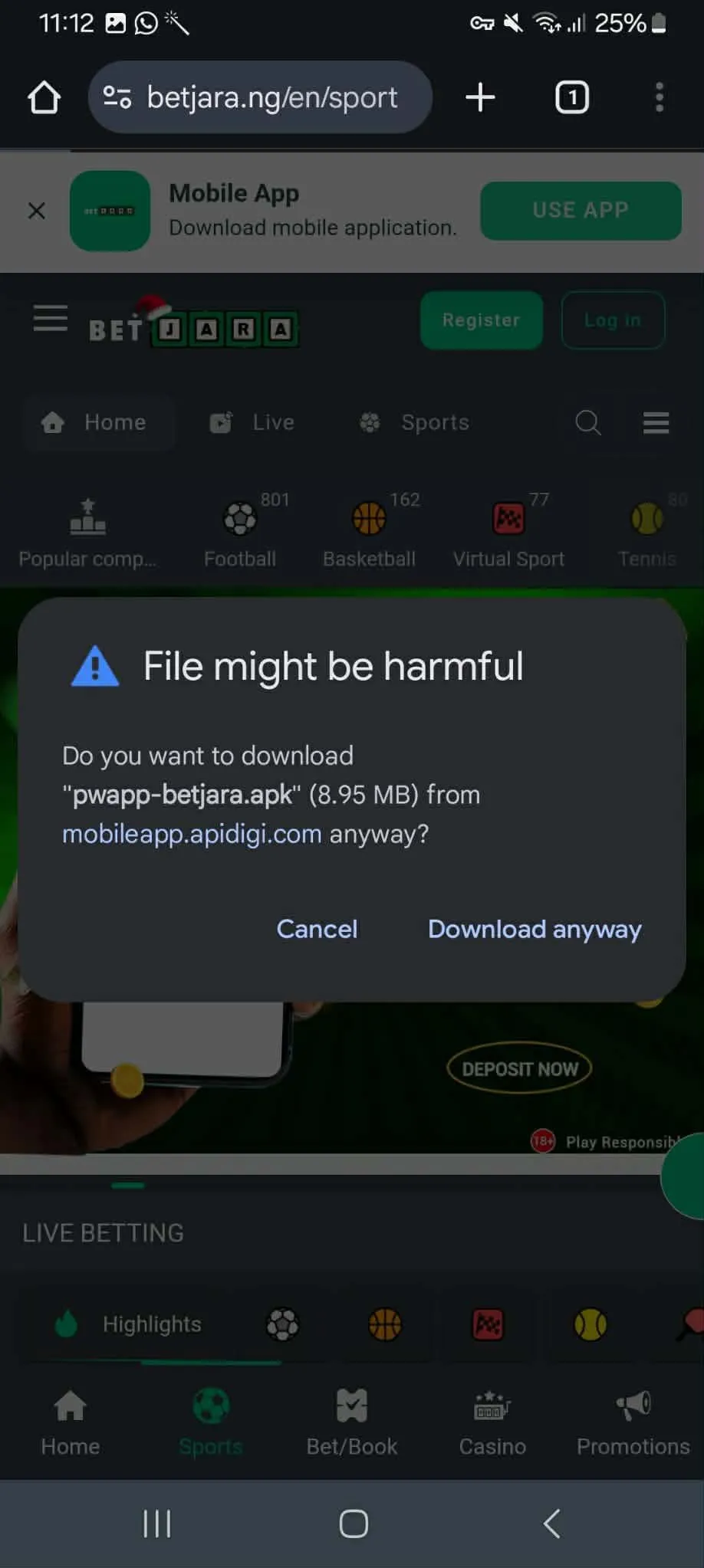 BetJara App Download Guide for Android and iOS in Nigeria