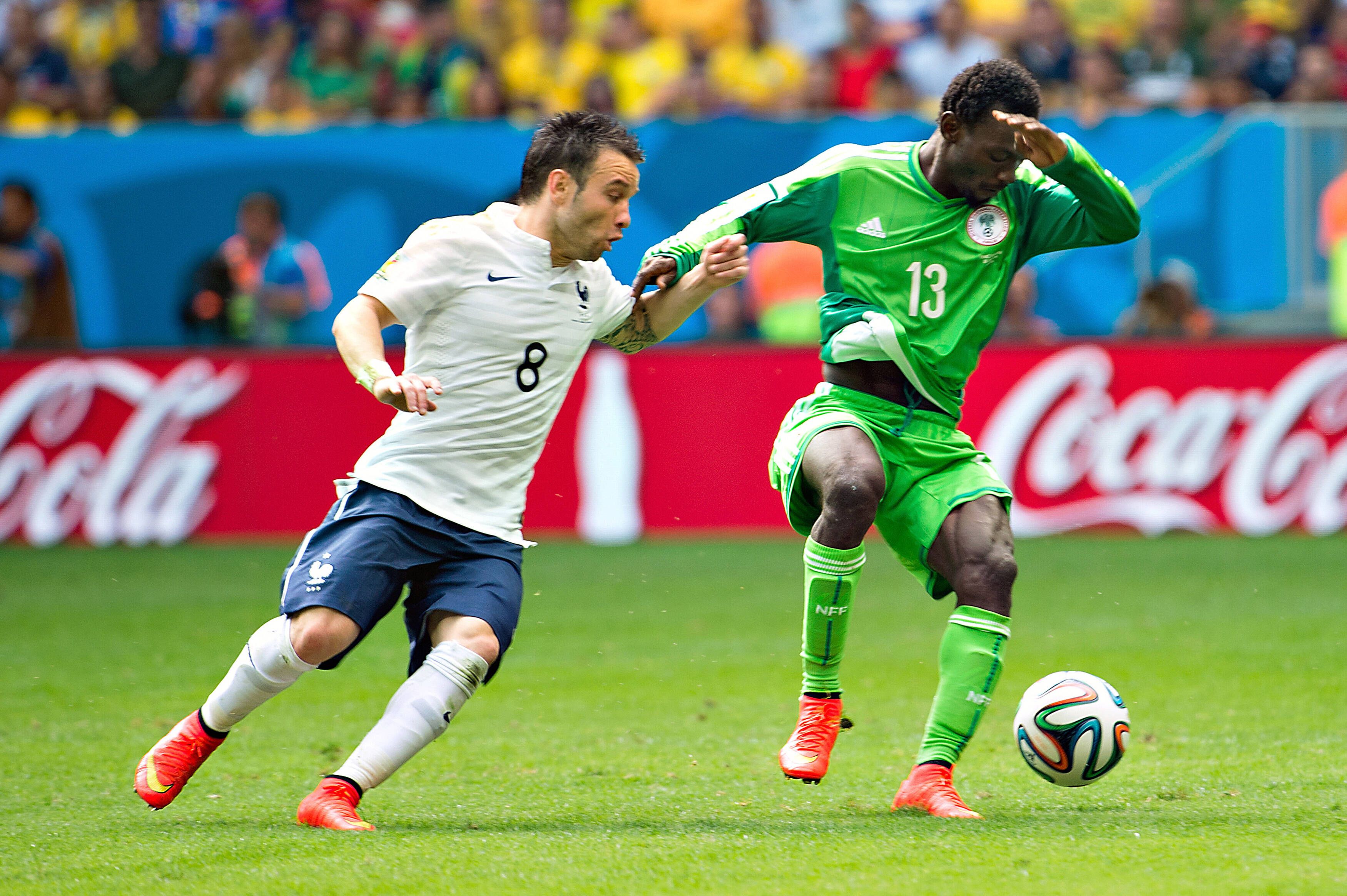 Juwon Oshaniwa for Nigeria at the 2014 World Cup