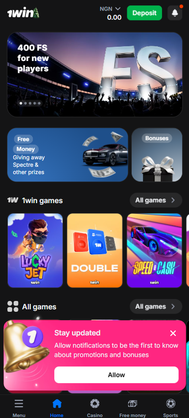 1Win App Nigeria: How to Download on iOS and Android