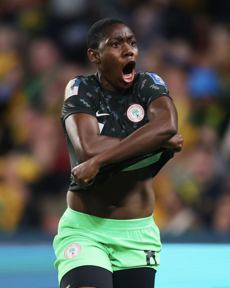 Nigeria’s most decorated female football, Asisat Oshoala. 