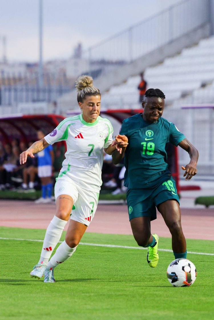 Super Falcons star Chinwendu Ihezuo vs Algeria