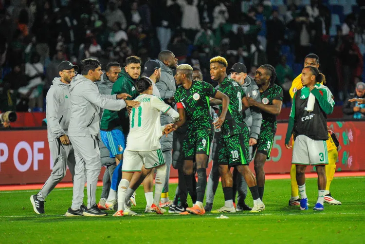 “He punched me in the face” – Super Eagles defender reveals cause of altercation with Algeria’s Anis Moussa