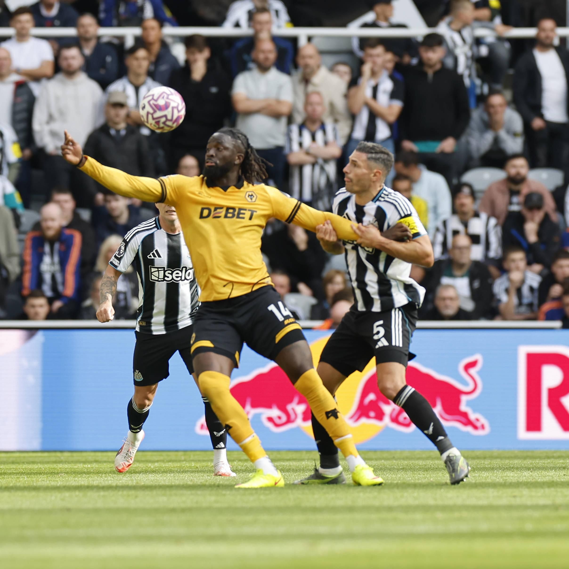 Tolu Arokodare for Wolves on debut against Newcastle United