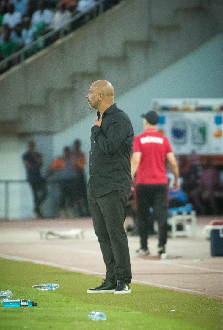 Super Eagles head coach Eric Chelle