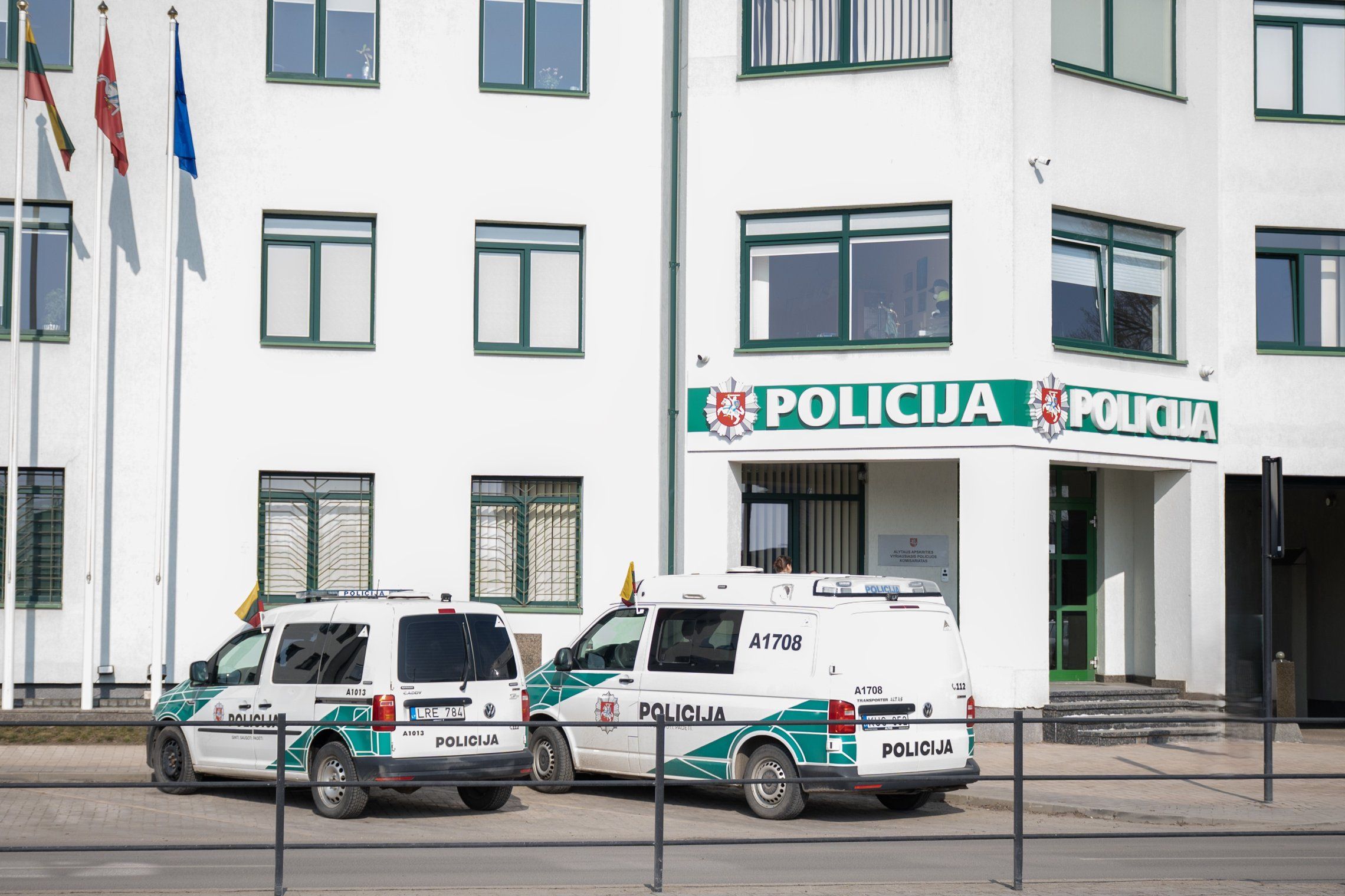 Picture of Policija front office in Lithuania