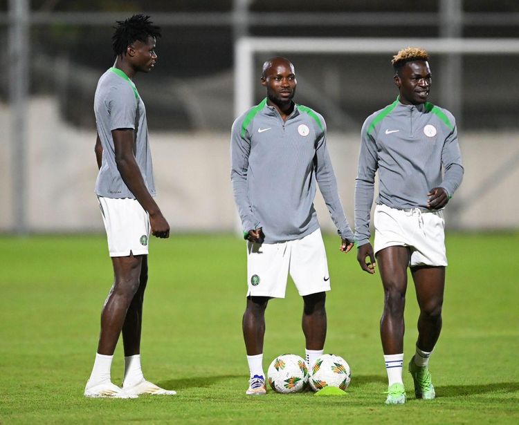 CHAN 2024: Nigeria Super Eagles B in training
